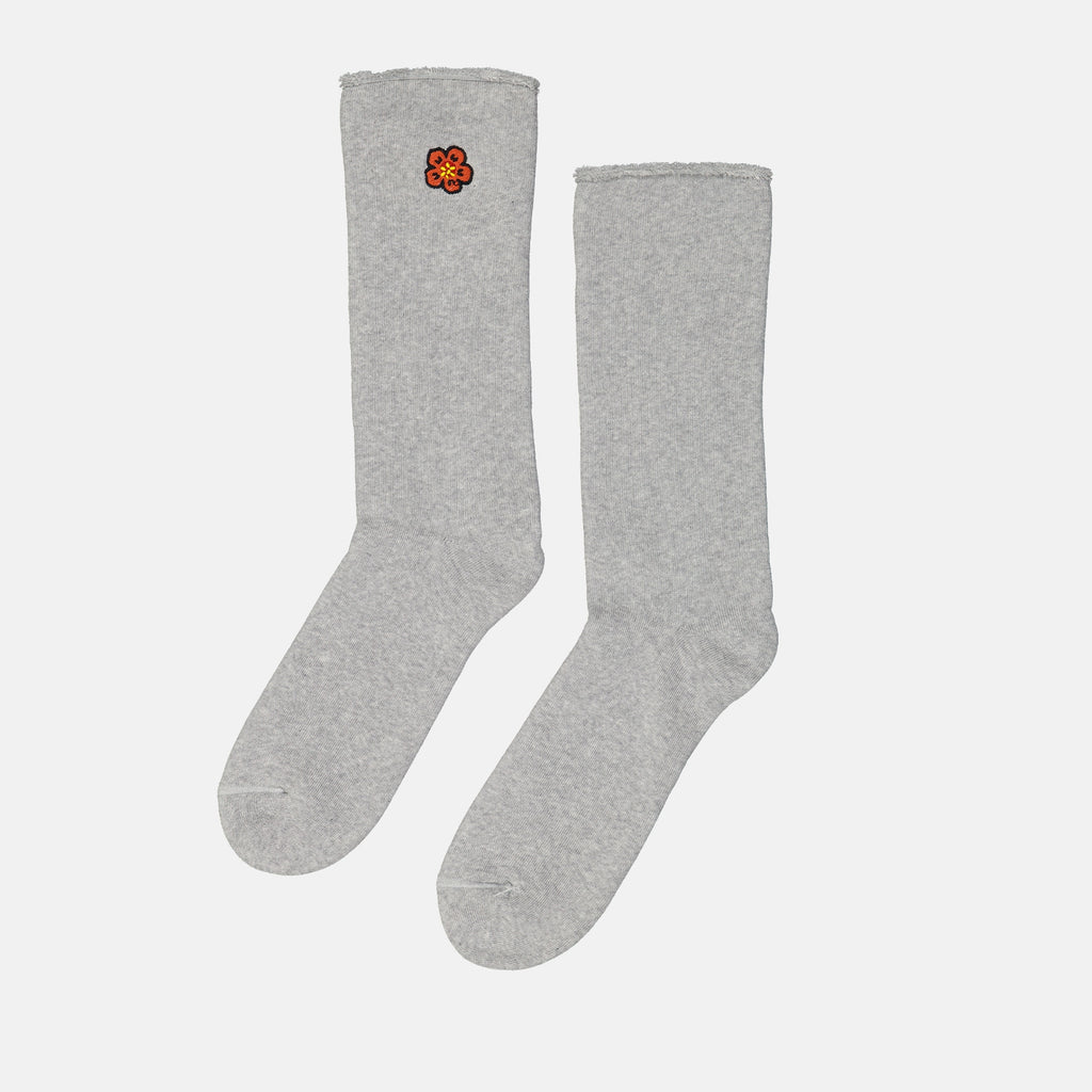 Roupa íntima e homewear Chaussettes Boke Flower Kenzo Cinza Homme