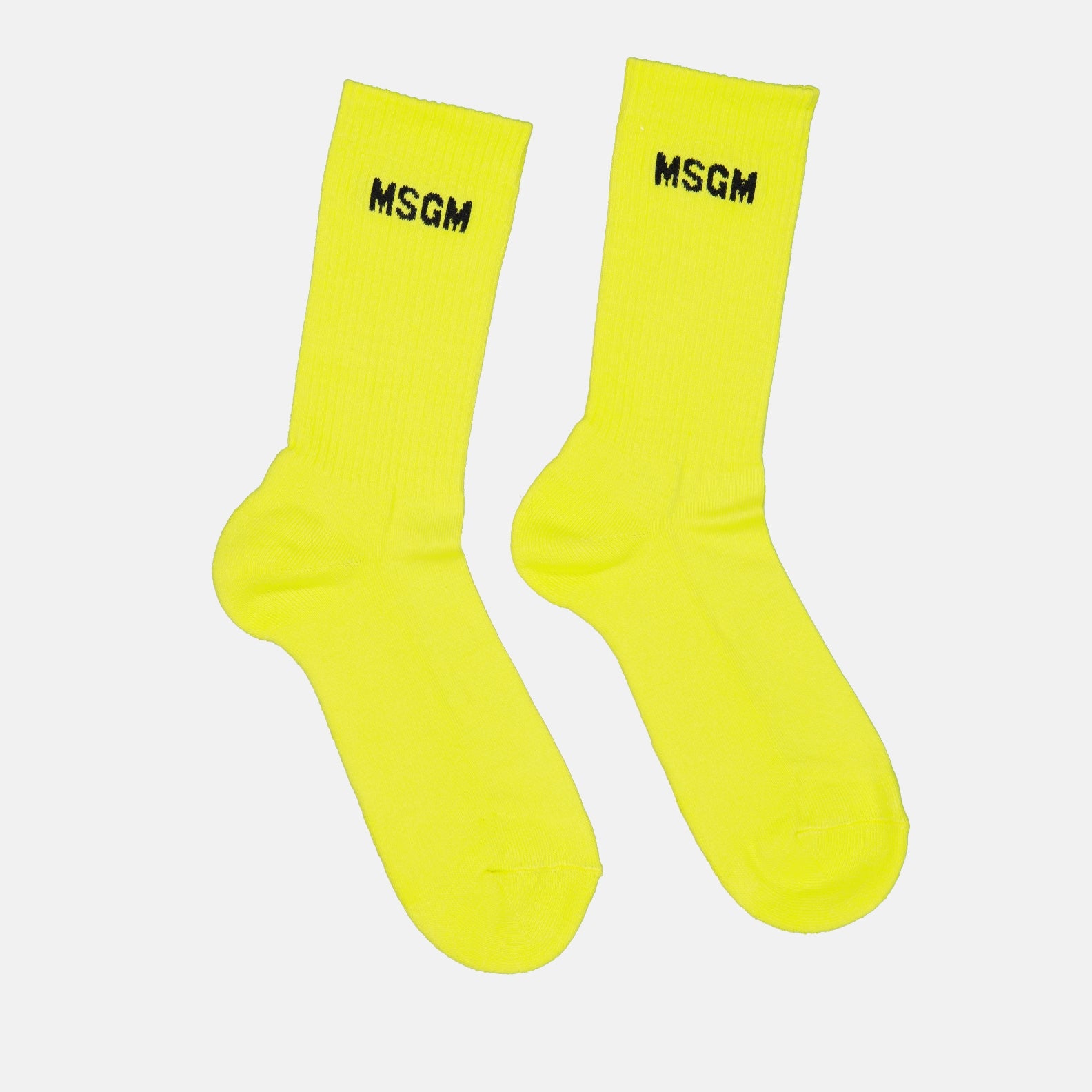 Roupa íntima e homewear Chaussettes à logo MSGM Amarelo Femme