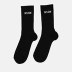 Ropa interior y homewear Chaussettes à logo MSGM Negro Femme
