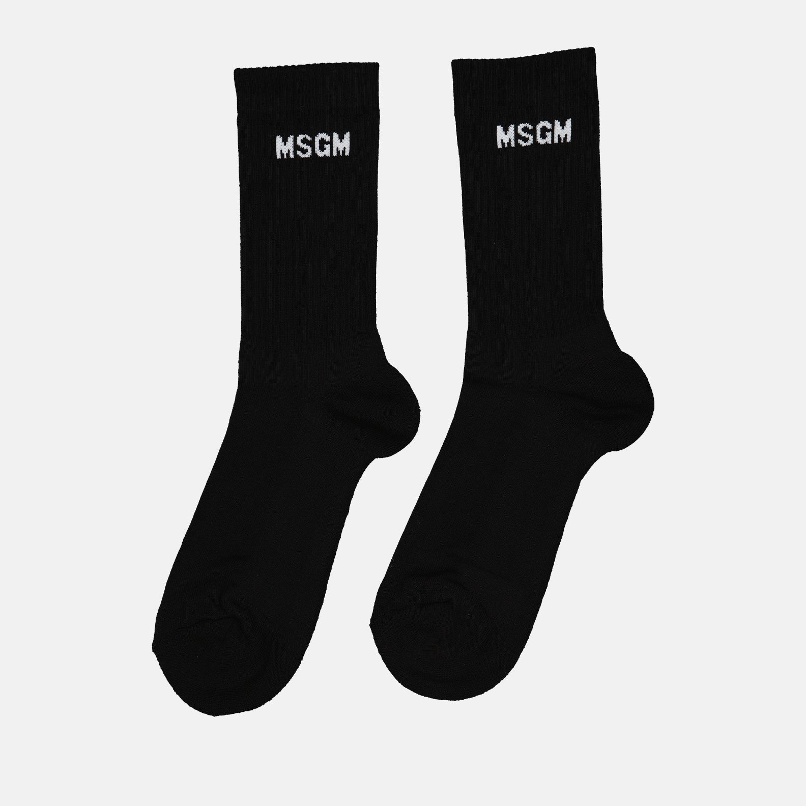 Roupa íntima e homewear Chaussettes à logo MSGM Preto Femme