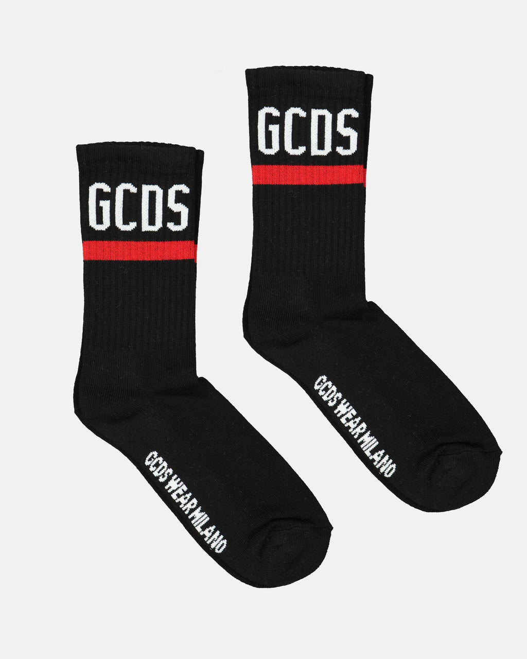 Roupa íntima e homewear Chaussettes à logo GCDS pour Homme Noir GCDS Preto Femme