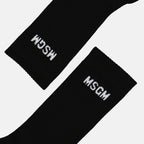 Ropa interior y homewear Chaussettes à logo MSGM Negro Femme