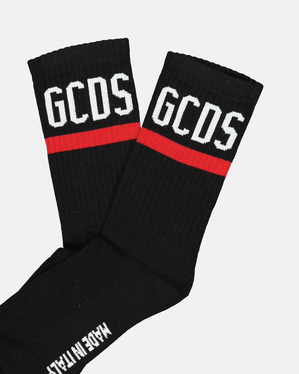 Roupa íntima e homewear Chaussettes à logo GCDS pour Homme Noir GCDS Preto Femme