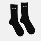 Ropa interior y homewear Chaussettes à logo MSGM Negro Femme