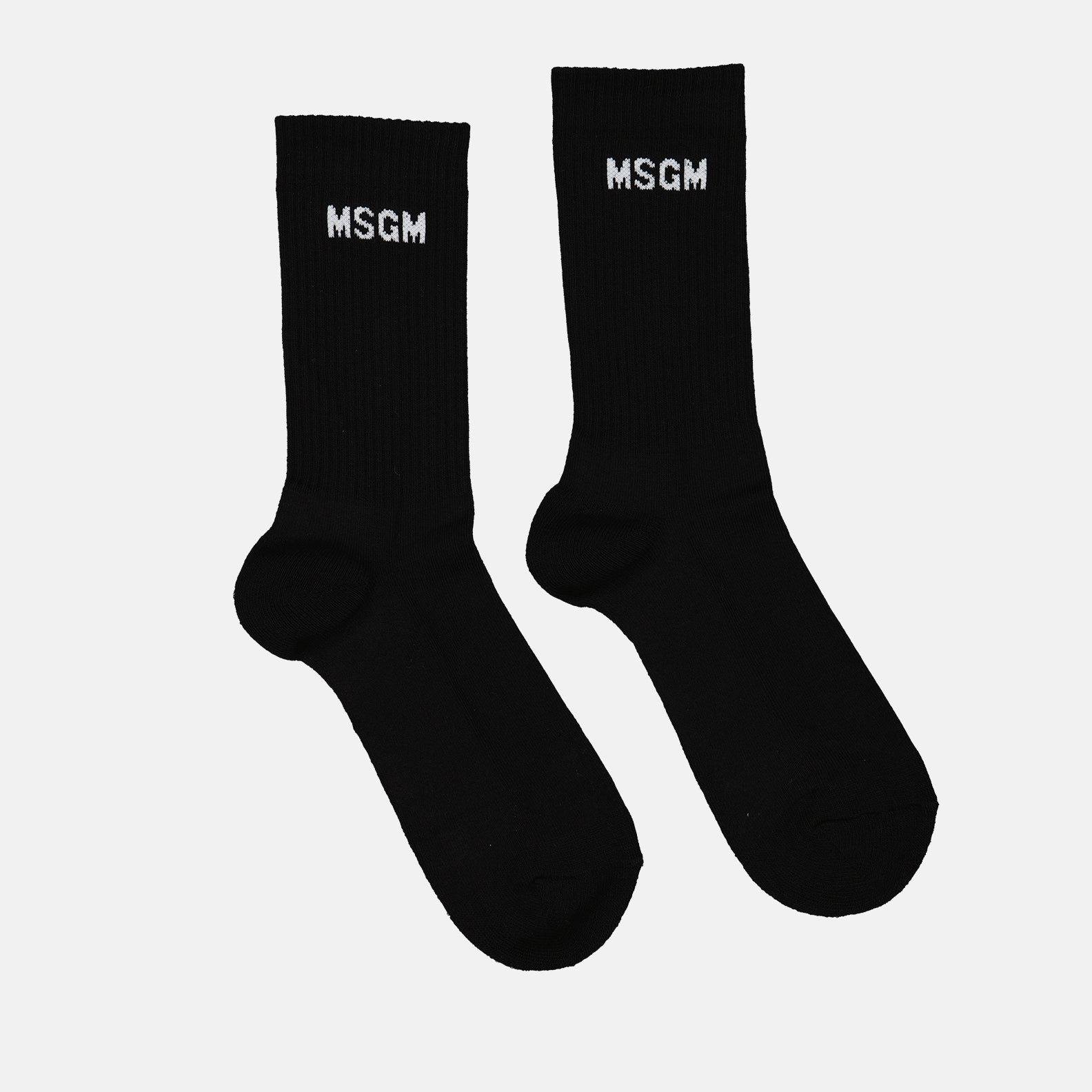 Roupa íntima e homewear Chaussettes à logo MSGM Preto Femme