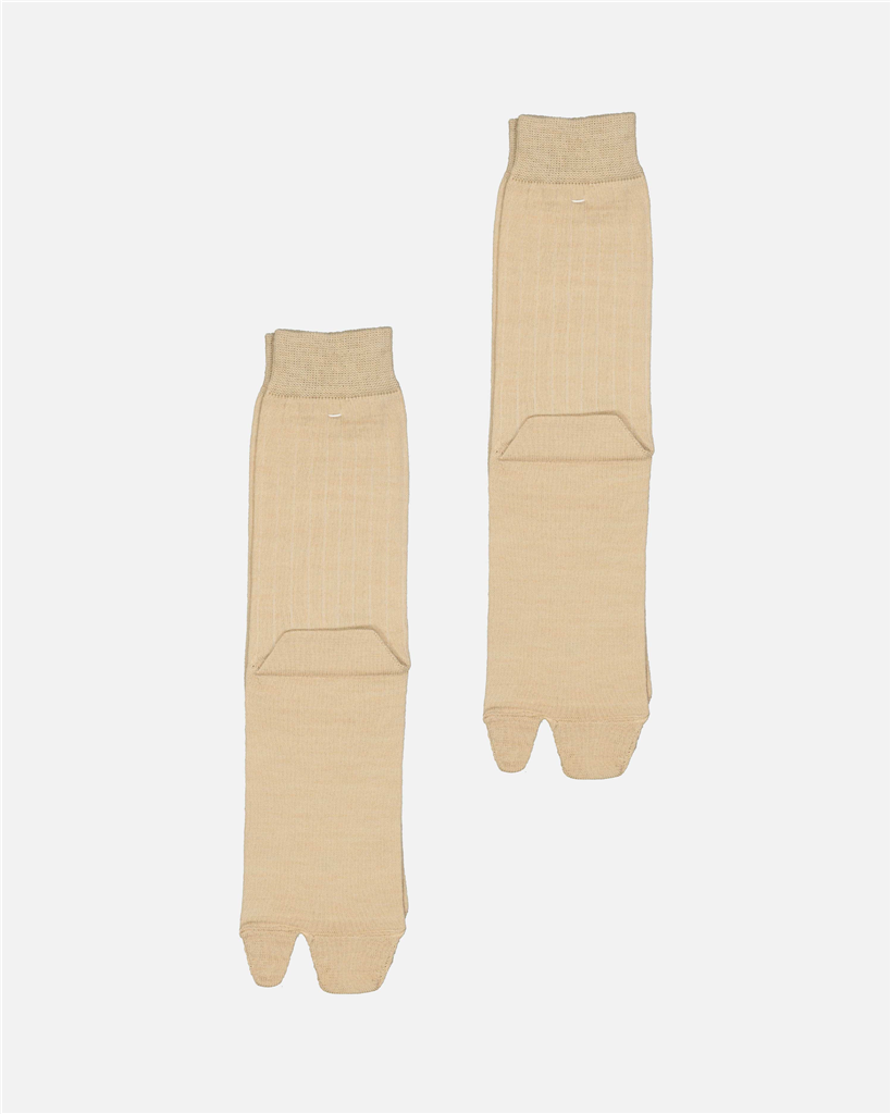 Ropa interior y homewear Chaussettes Tabi Maison Margiela Beige Femme