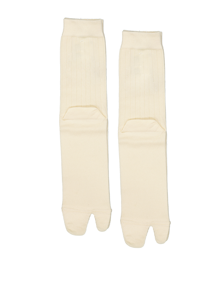 Roupa íntima e homewear Chaussettes Tabi Maison Margiela pour Homme Blanc Maison Margiela Branco Femme