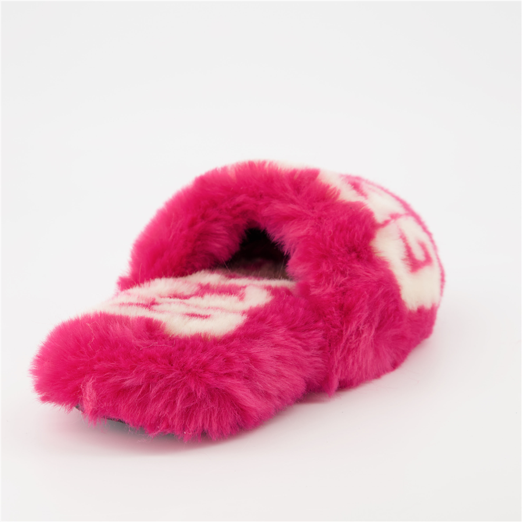 Roupa íntima e homewear Chaussons à fourrure GCDS Rosa Unissex