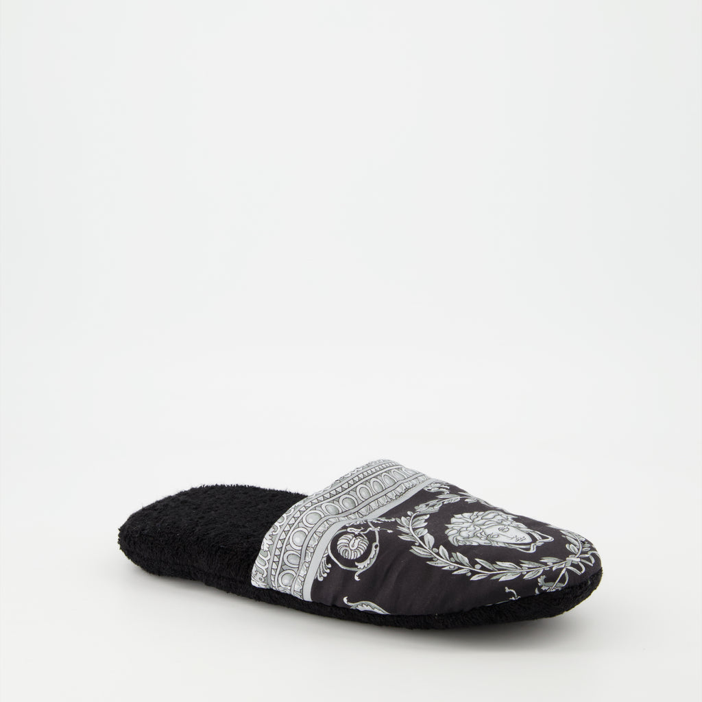 Ropa interior y homewear Chaussons Medusa Versace Negro Unisexo