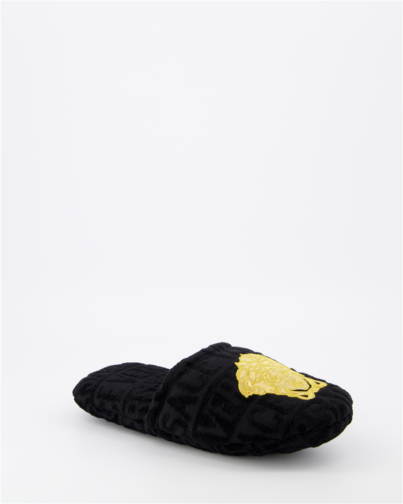 Ropa interior y homewear Chaussons Medusa Versace Negro Unisexo