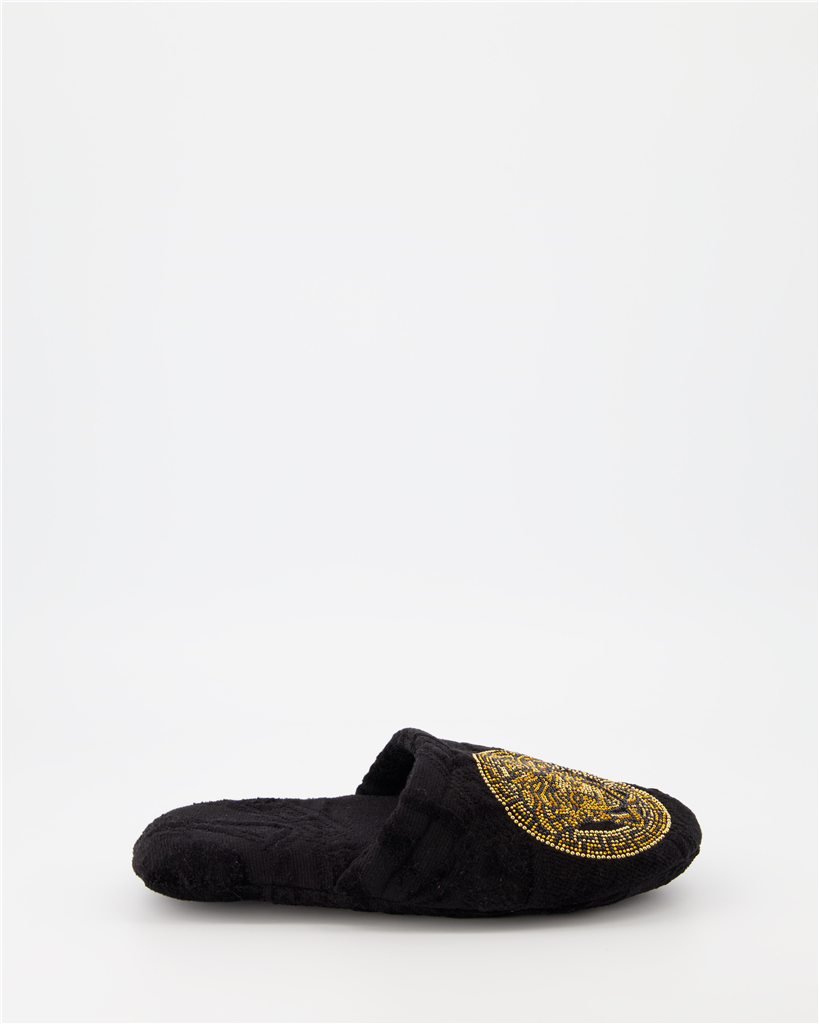 Ropa interior y homewear Chaussons Medusa Versace Negro Unisexo