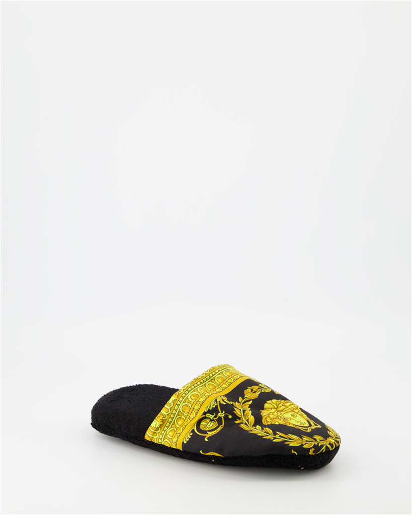 Ropa interior y homewear Chaussons Medusa Versace Negro Unisexo