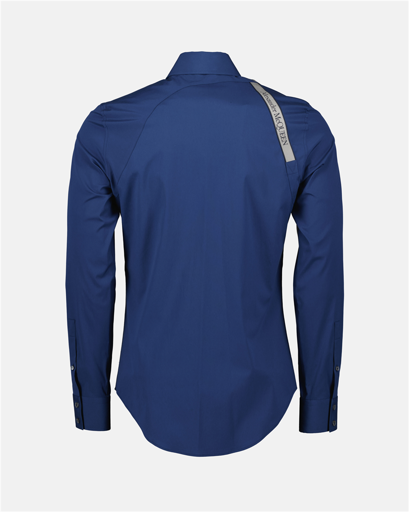 Camisas Chemise à bretelle Alexander McQueen Azul Homme