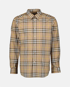 Camisas Chemise à carreaux Burberry Beige Homme