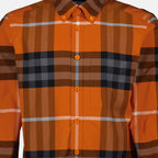 Camisas Chemise à carreaux Cantell Burberry Naranja Homme