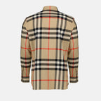 Camisas Chemise à carreaux Burberry Bege Homme