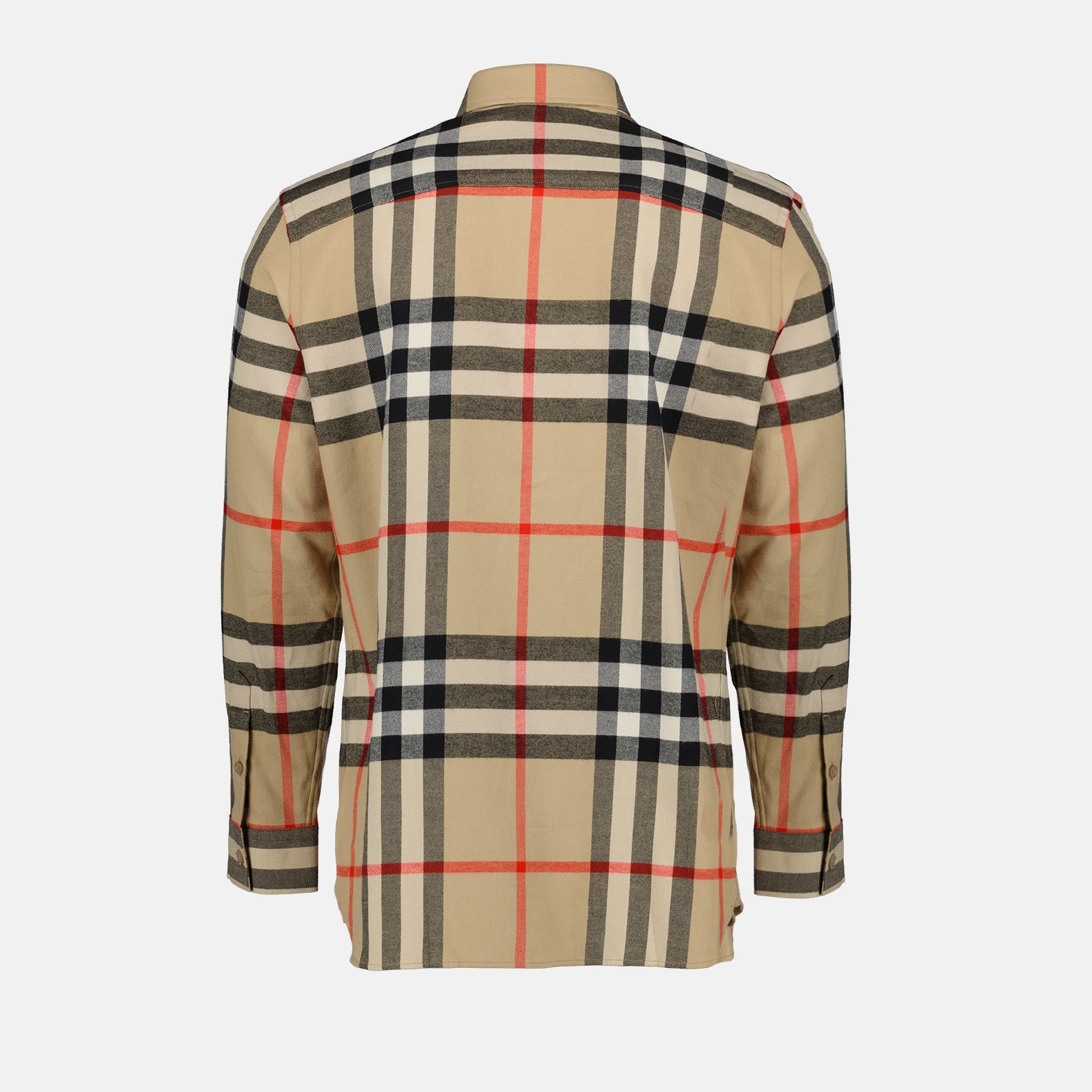 Camisas Chemise à carreaux Burberry Beige Homme