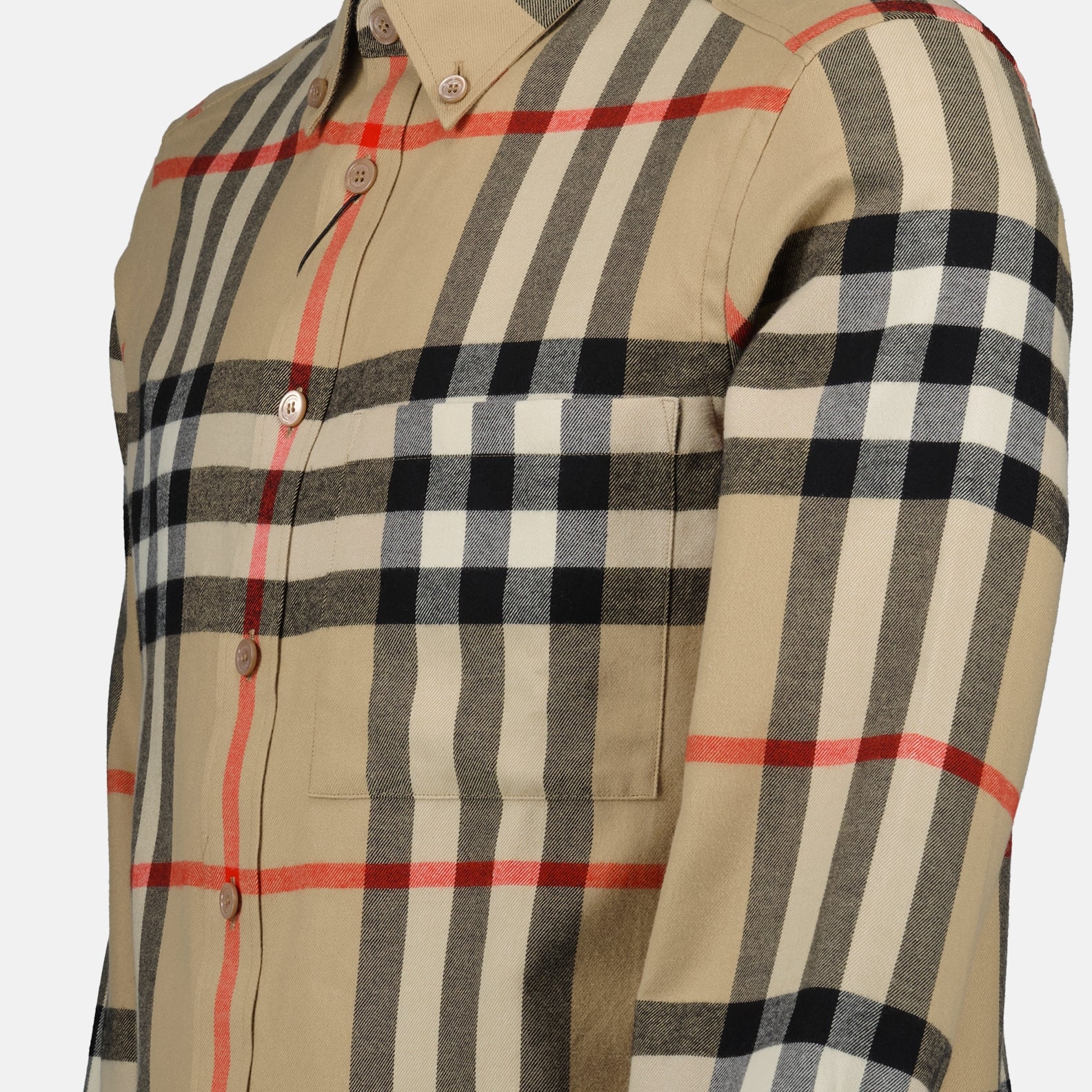 Camisas Chemise à carreaux Burberry Beige Homme