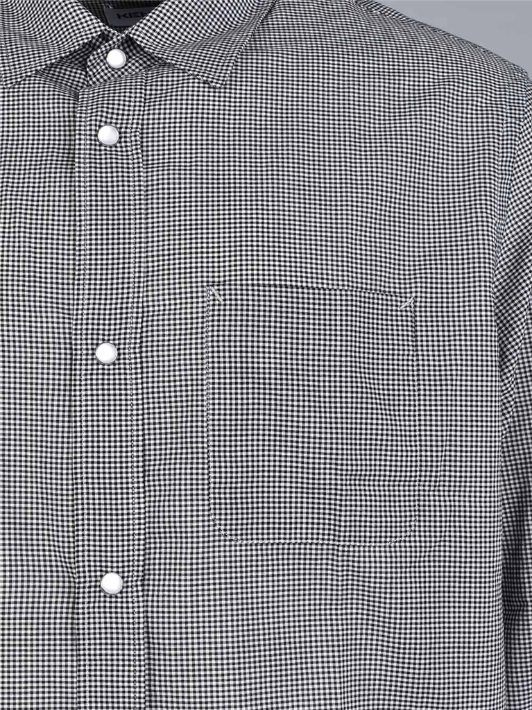 Camisetas Chemise à carreaux Kenzo Gris Homme