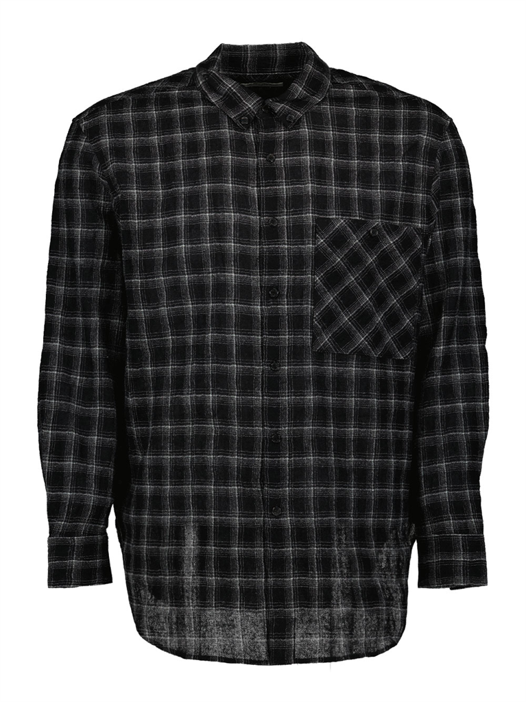 Camisas Chemise à carreaux Saint Laurent Negro Homme