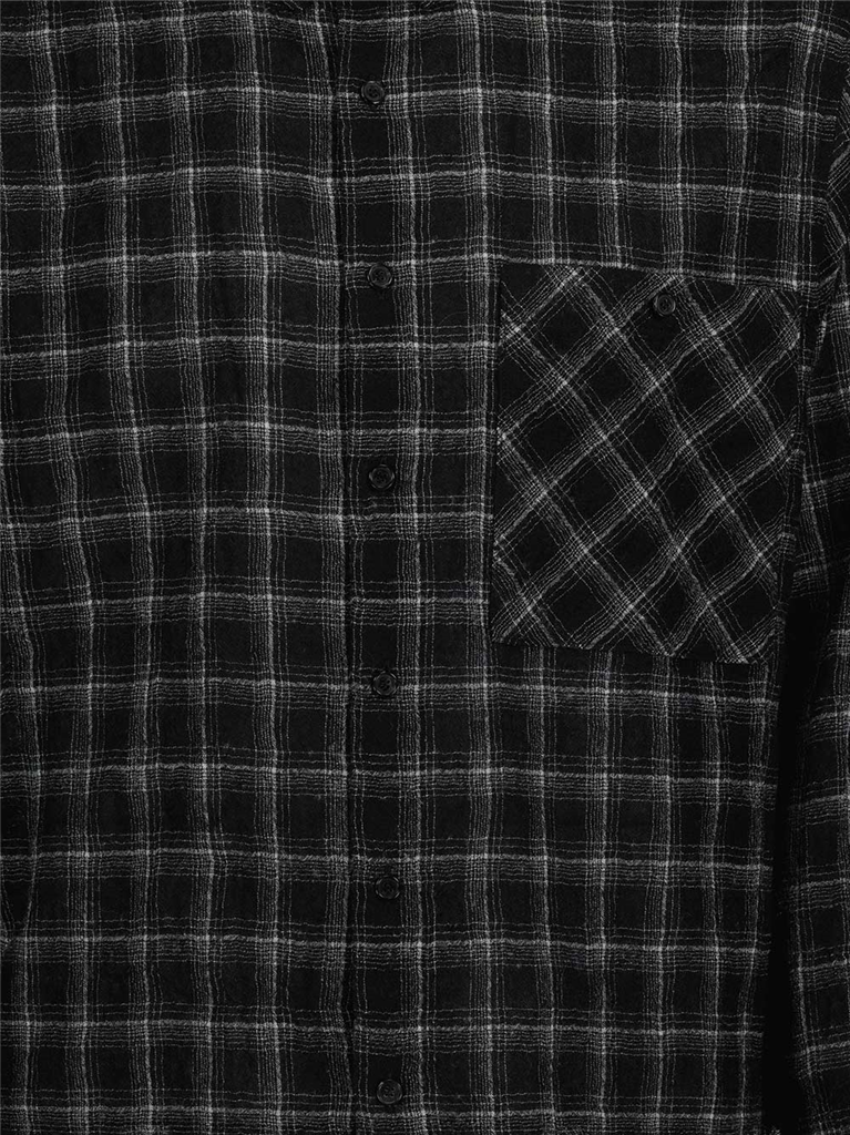 Camisas Chemise à carreaux Saint Laurent Negro Homme