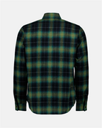 Camisas Chemise à carreaux Saint Laurent Verde Homme