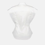 Camisas Chemise à découpes Alexander McQueen Blanco Femme