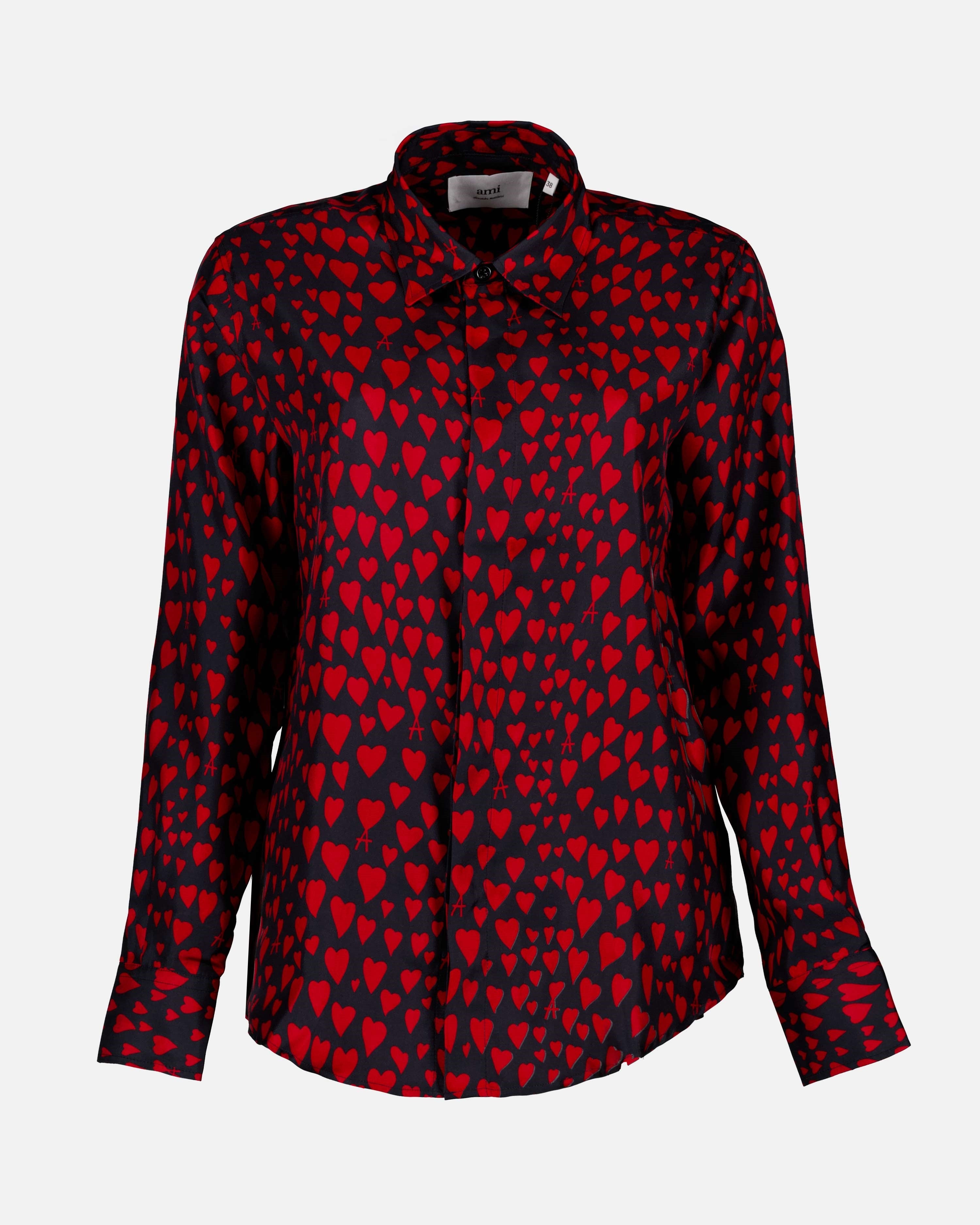 Camisas Chemise à imprimé Ami PARIS Negro Femme