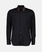 Camisetas Chemise à logo Alexander McQueen Preto Homme