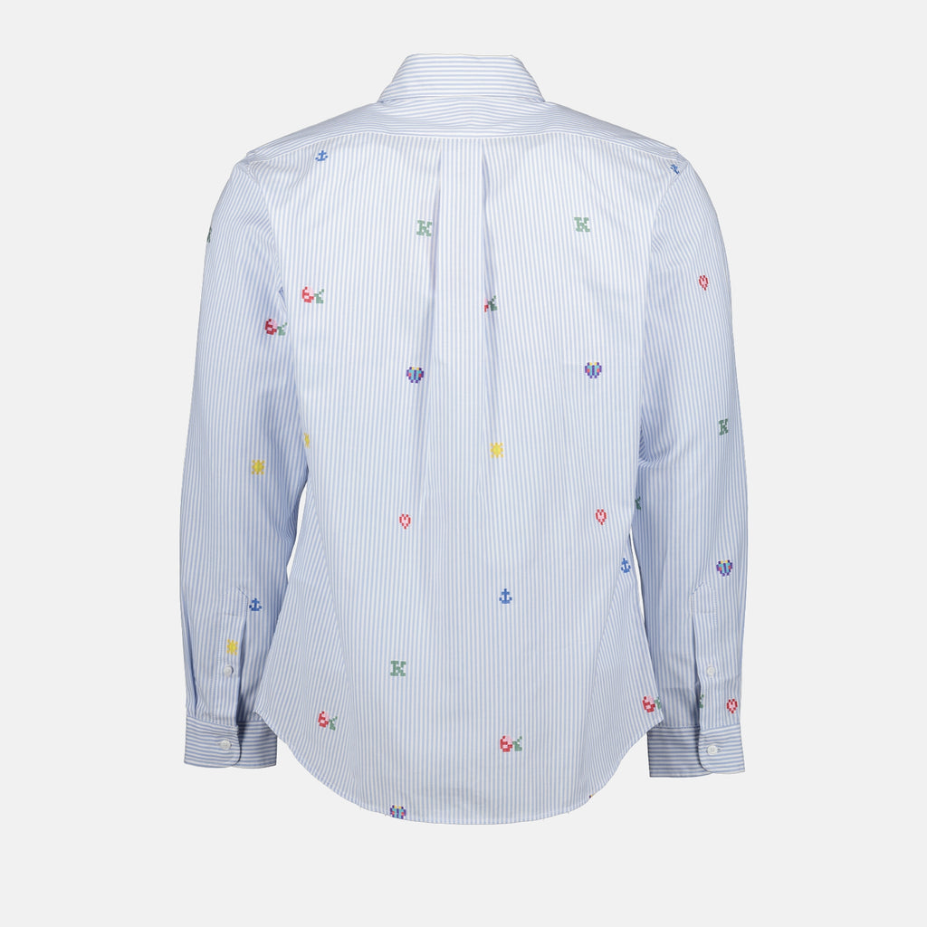 Camisas Chemise à rayures Kenzo Pixel Kenzo Azul Homme