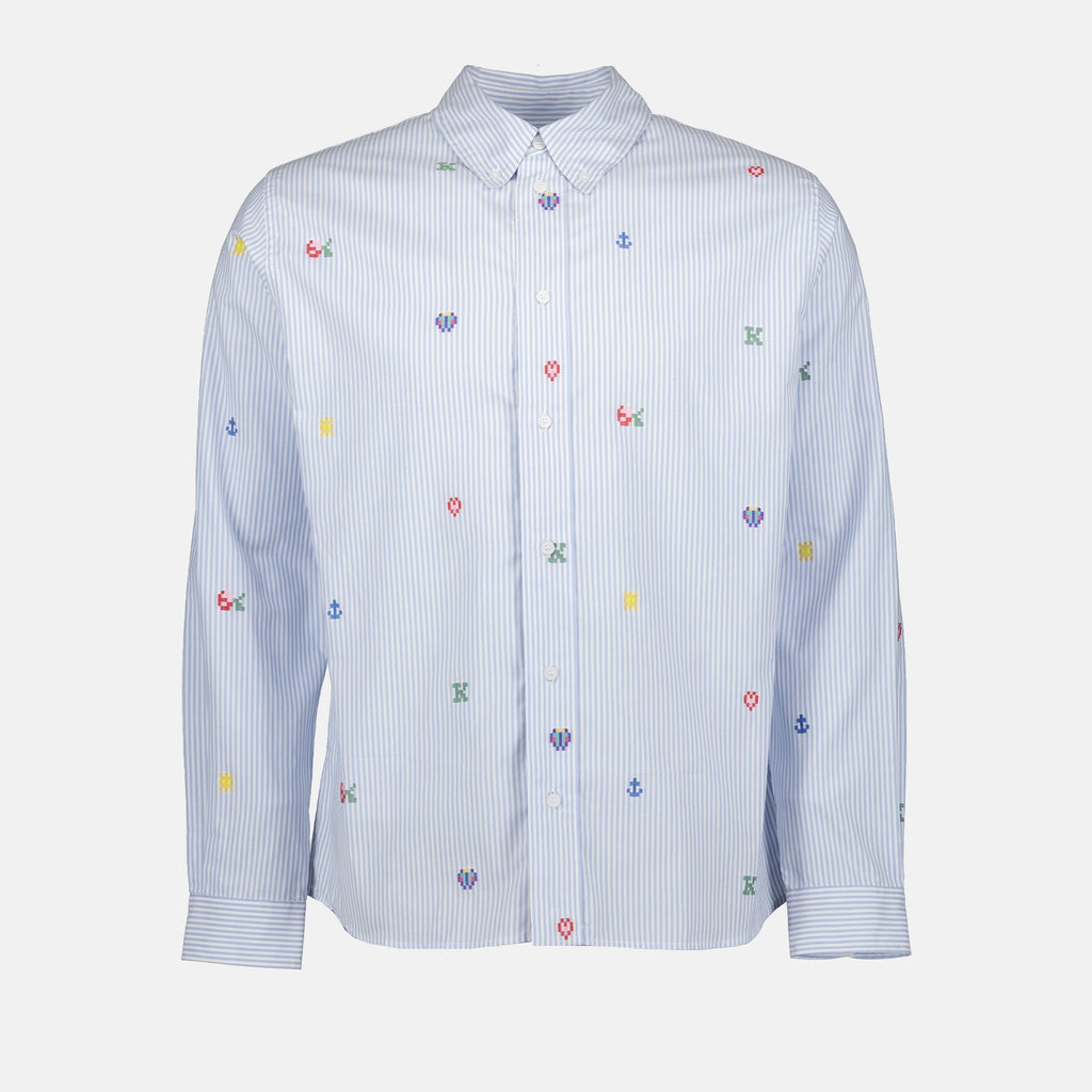 Camisas Chemise à rayures Kenzo Pixel Kenzo Azul Homme
