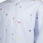 Camisas Chemise à rayures Kenzo Pixel Kenzo Azul Homme