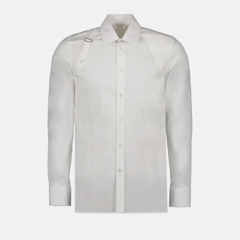 Camisas Chemise à bretelle Alexander McQueen Blanco Homme