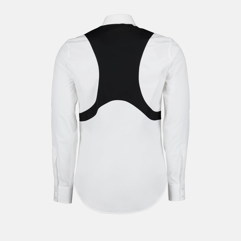 Camisas Chemise à Harnais Alexander McQueen Branco Homme