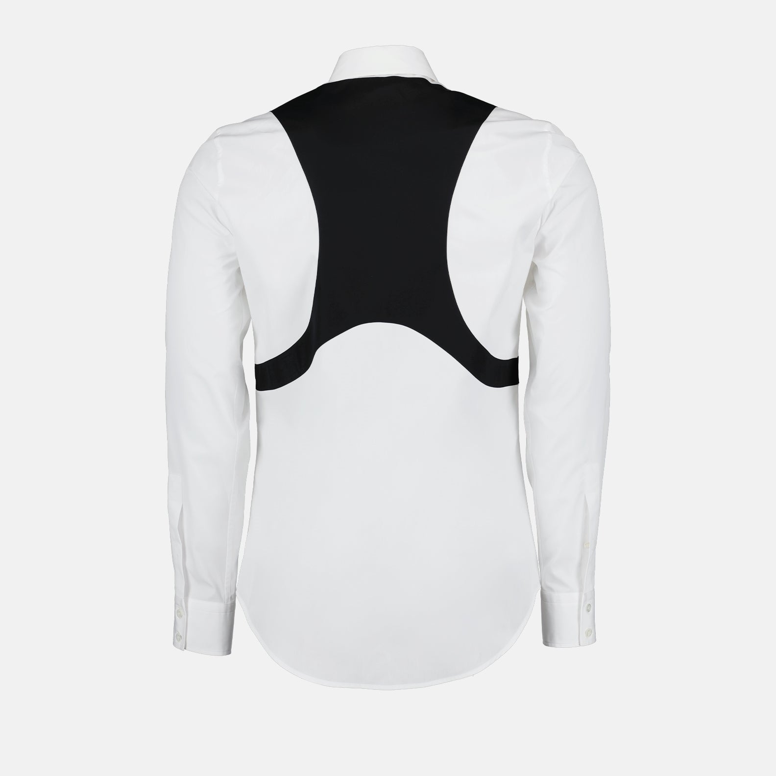 Camisas Chemise à Harnais Alexander McQueen Blanco Homme