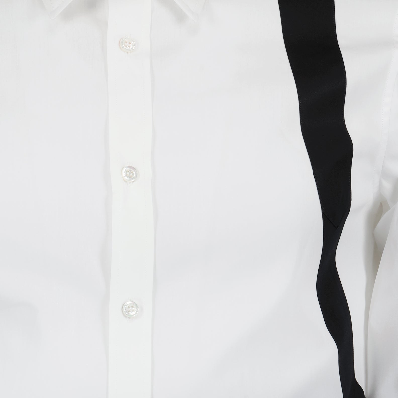 Camisas Chemise à Harnais Alexander McQueen Blanco Homme