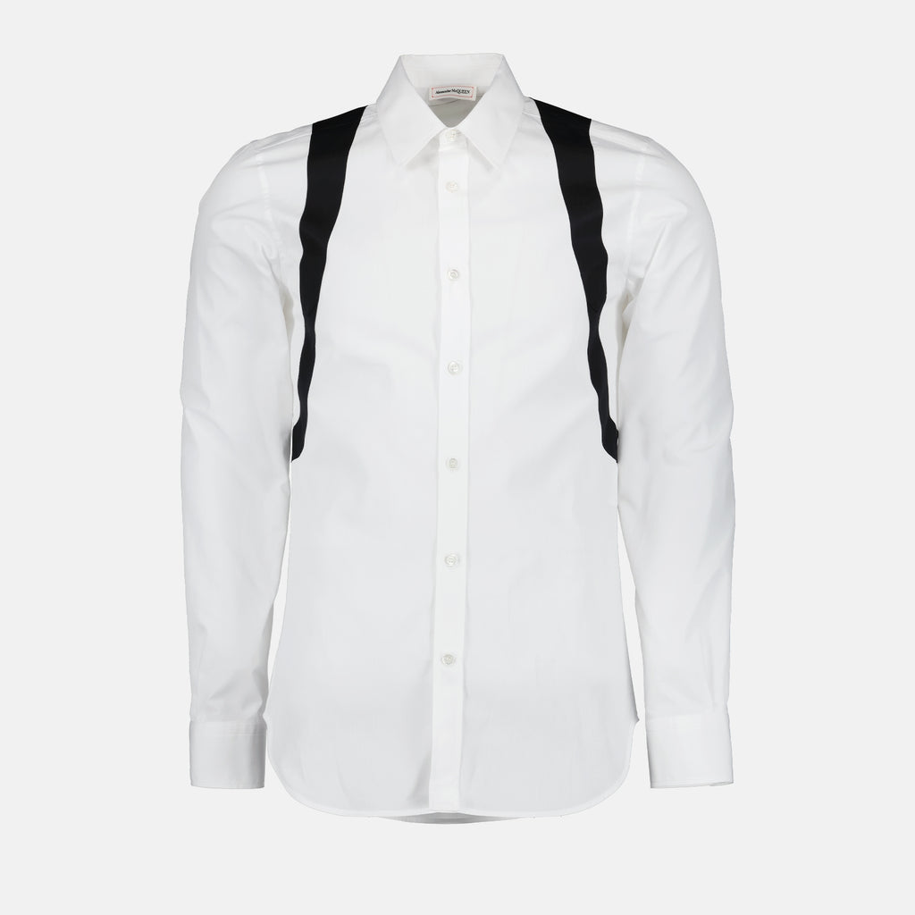 Camisas Chemise à Harnais Alexander McQueen Branco Homme