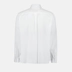 Camisas Chemise à logo plaque Dolce & Gabbana Branco Homme