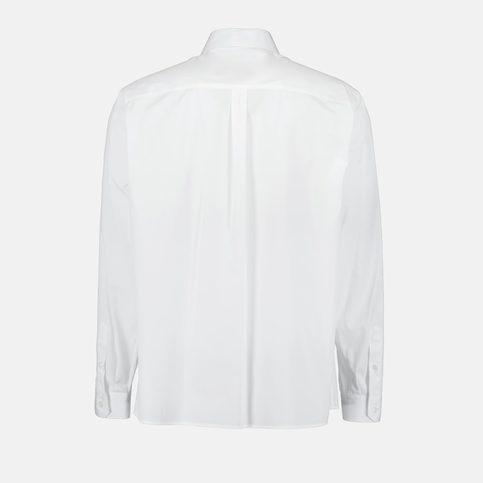 Camisas Chemise à logo plaque Dolce & Gabbana Blanco Homme