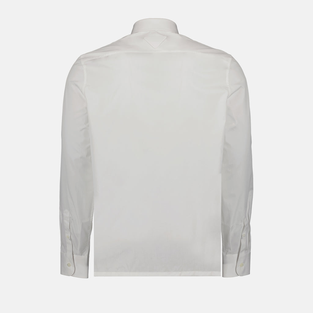 Camisas Chemise en popeline Prada Branco Homme