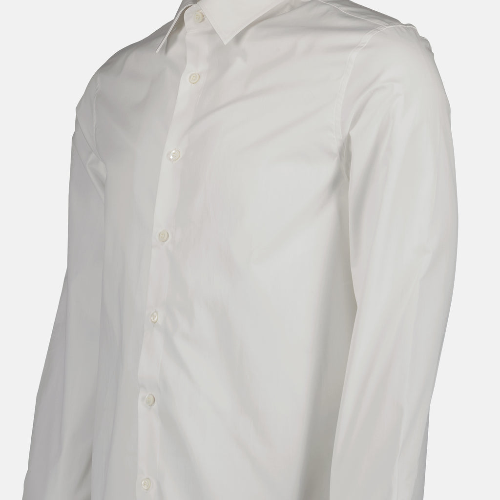 Camisas Chemise en popeline Prada Branco Homme