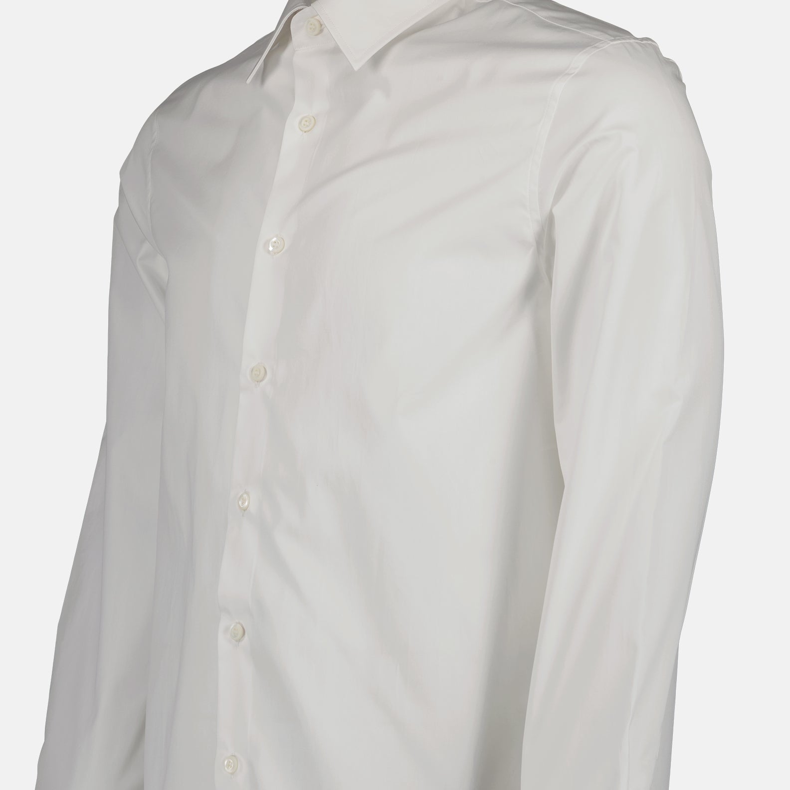 Camisas Chemise en popeline Prada Branco Homme
