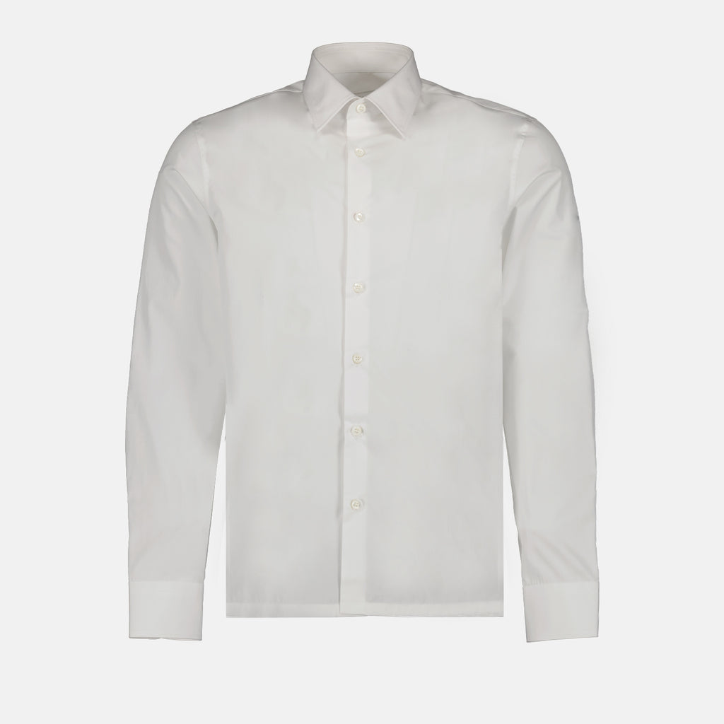 Camisas Chemise en popeline Prada Branco Homme