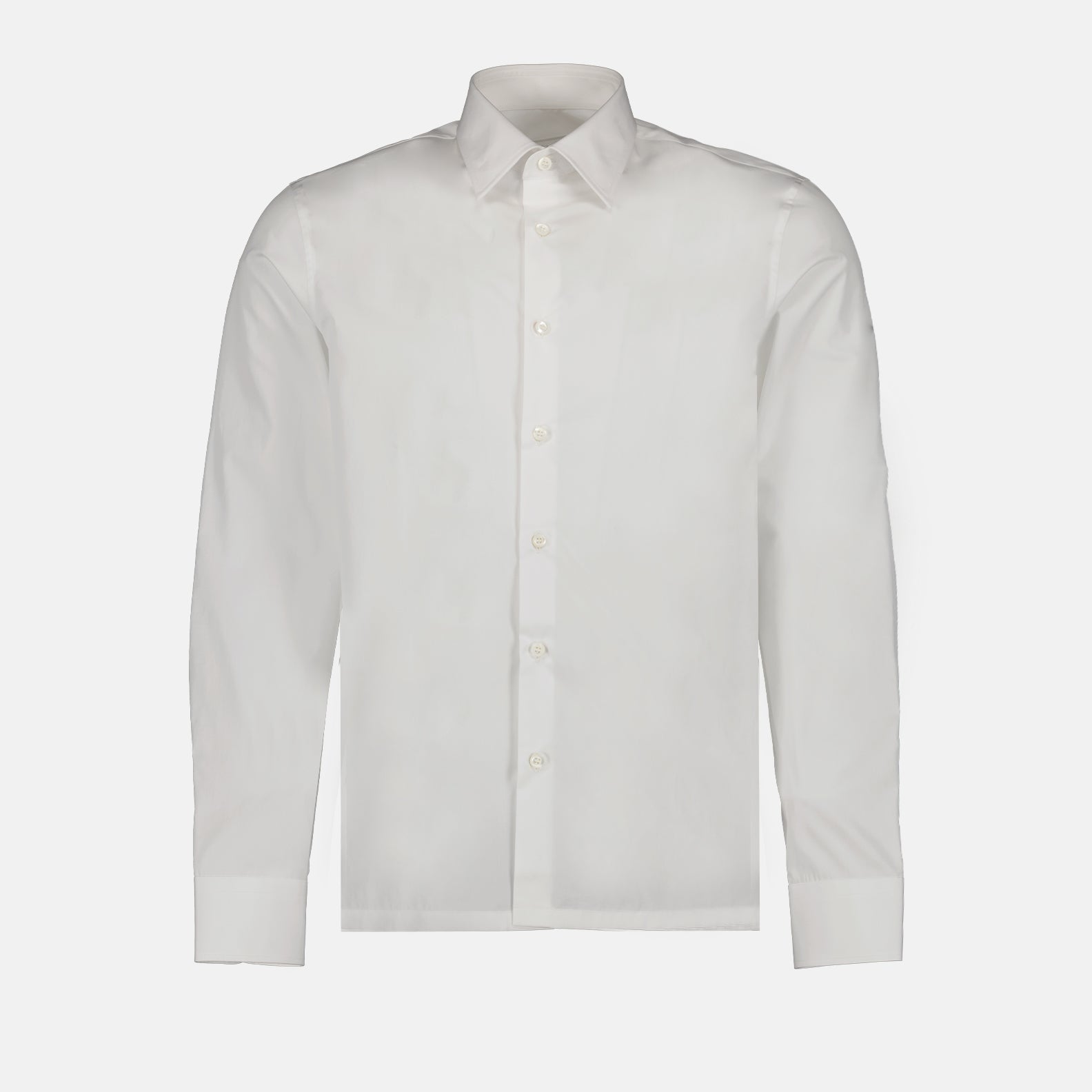 Camisas Chemise en popeline Prada Branco Homme