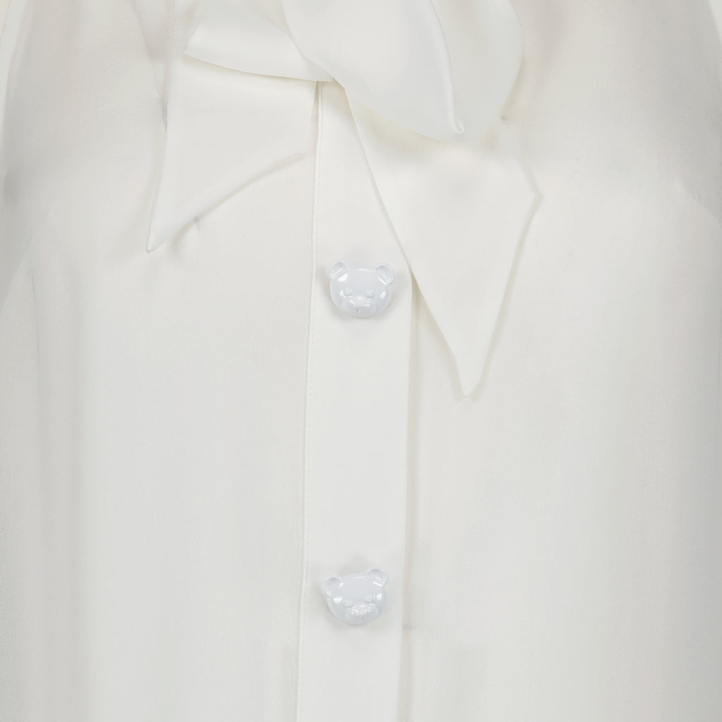 Camicie Camicia senza maniche Moschino Bianco Femme
