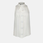 Camicie Camicia senza maniche Moschino Bianco Femme