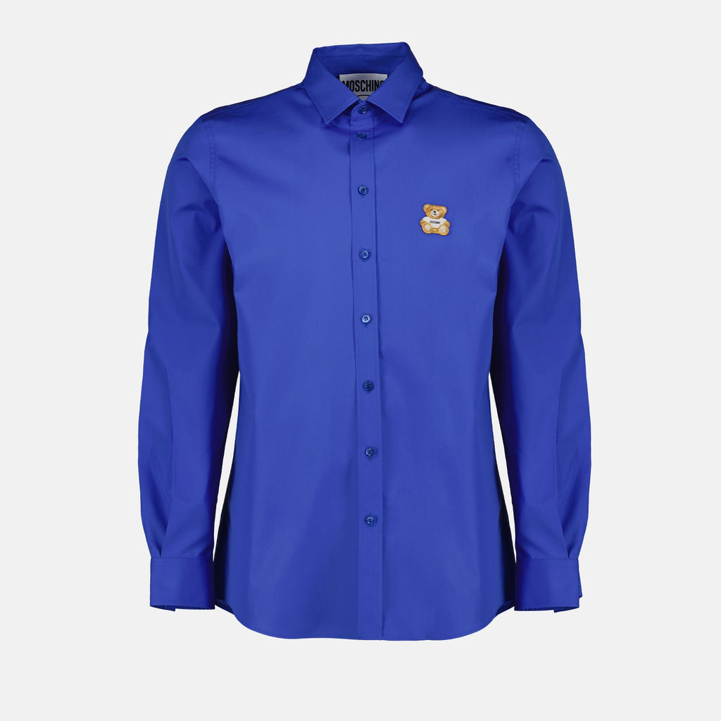 Hemden Chemise Teddy Moschino Blau Homme