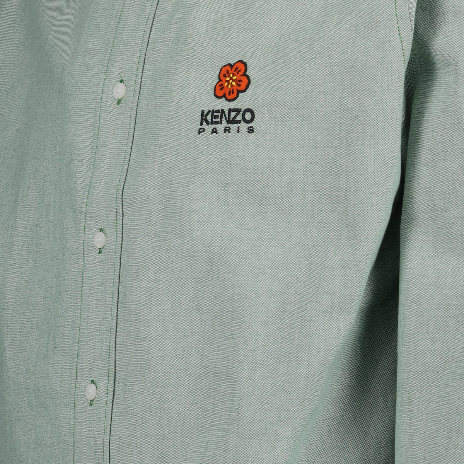 Camisas Chemise Boke Flower Kenzo Verde Homme