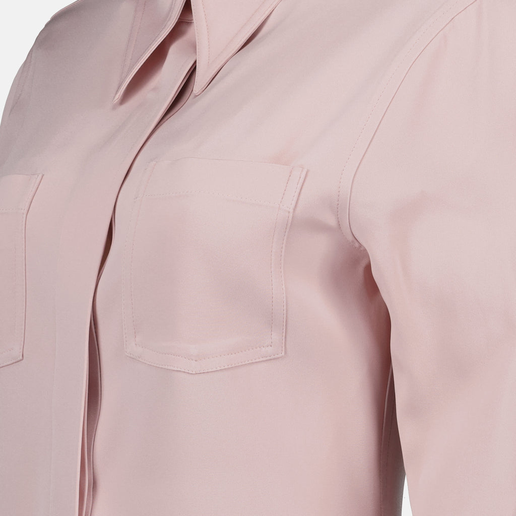 Camisas Chemise cintrée Victoria Beckham Rosa Femme