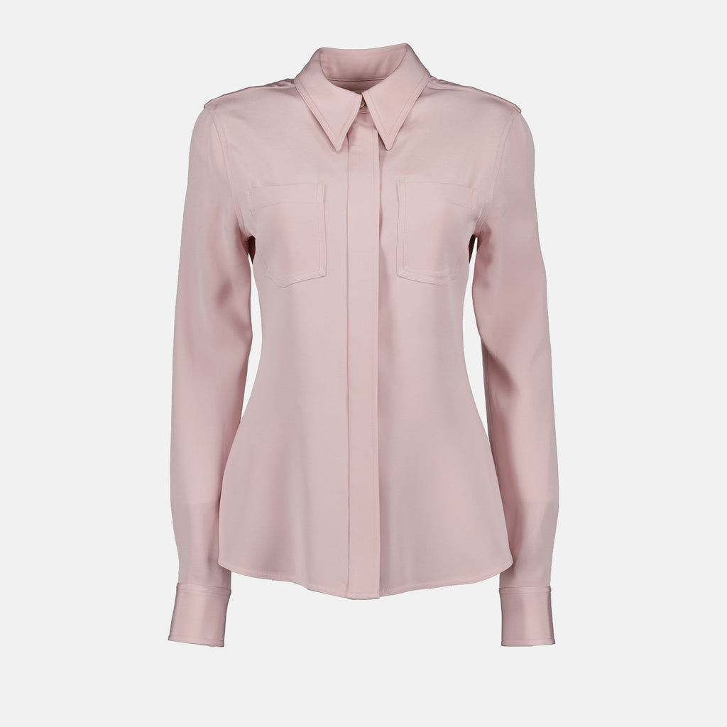 Camisas Chemise cintrée Victoria Beckham Rosa Femme